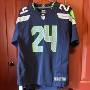NFL Seattle Seahawks Lynch Jersey - Women’s Large